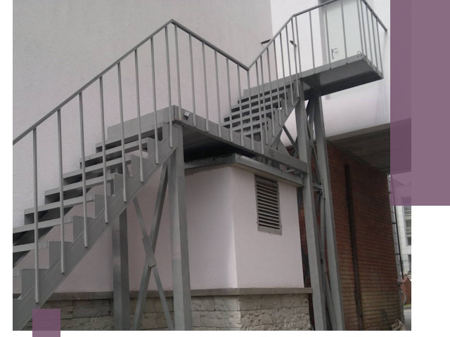 Монтаж пожарных лестниц под ключ в Лесозаводске с гарантией качества