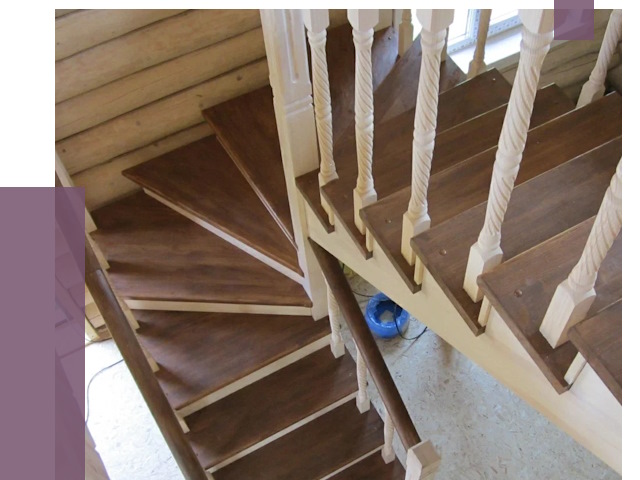 Реставрация деревянных лестниц в Лесозаводске от 4342 руб.