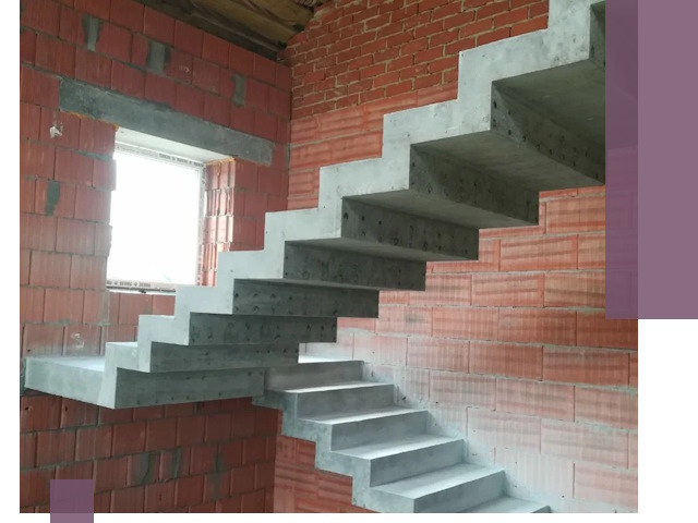 Бетонные лестницы под ключ в Лесозаводске: монтаж, демонтаж, ремонт