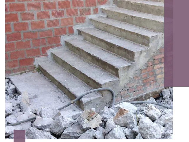 Демонтаж бетонных лестниц в Лесозаводске: быстро и безопасно