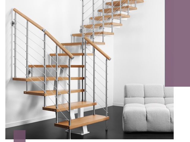 Модульные лестницы под ключ в Лесозаводске — монтаж и изготовление