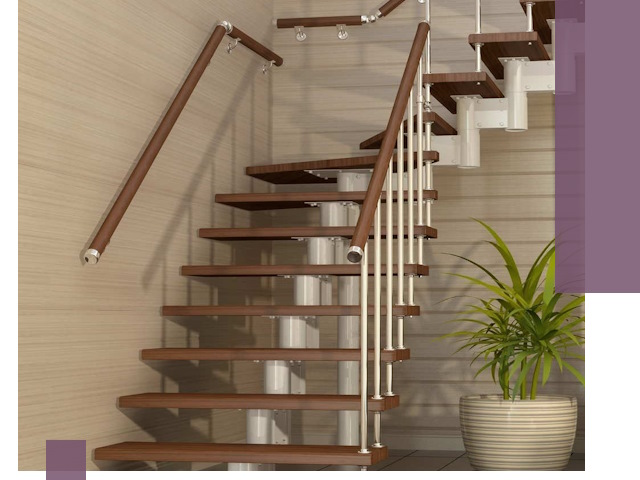 Изготовление модульных лестниц под ключ в Лесозаводске