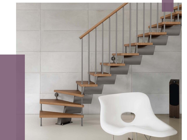 Монтаж модульных лестниц в Лесозаводске от 6410 руб. 