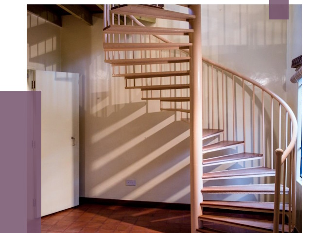 Изготовление винтовых лестниц на заказ в Лесозаводске от 77018 руб. | ПРОЛЁТ-Лсз