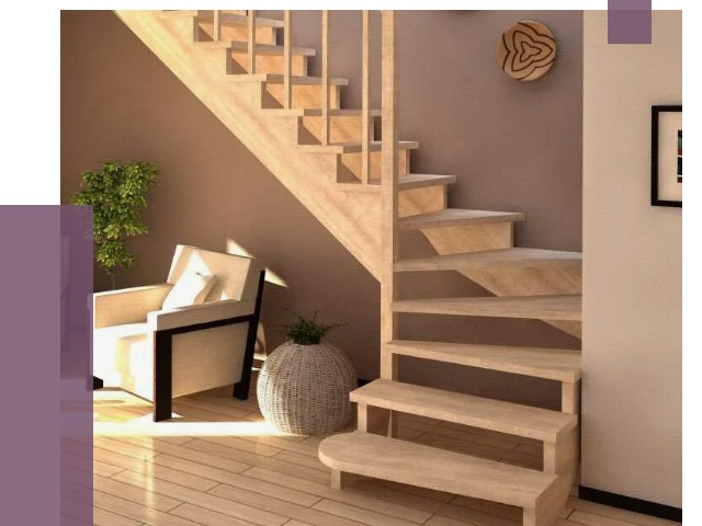 Изготовление Г-образных лестниц в Лесозаводске от 19125 руб. 