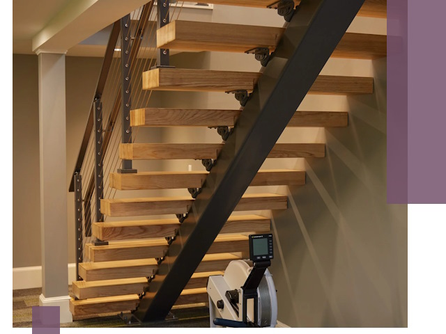 Лестницы на монокосоурах под ключ в Лесозаводске - изготовление и монтаж