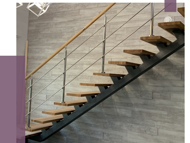 Изготовление лестниц на монокосоуре в Лесозаводске от 77018 руб. 