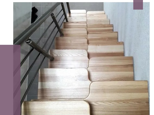 Лестницы гусиный шаг в Лесозаводске от 13181 руб. под ключ | ПРОЛЁТ-Лсз