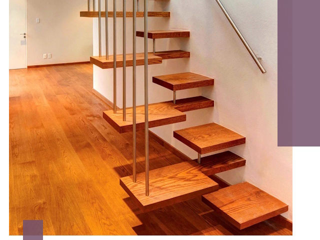 Лестницы «гусиный шаг» на заказ в Лесозаводске для узких пространств