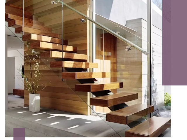 Современные лестницы на заказ в Лесозаводске — изготовление и монтаж