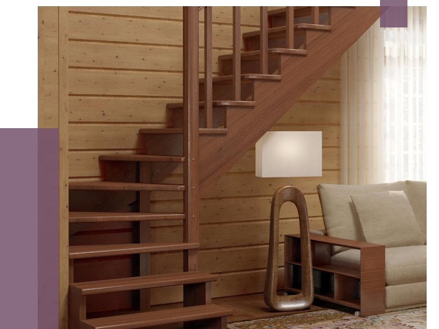 Лестницы эконом класса в Лесозаводске от 18453 руб. бюджетные решения