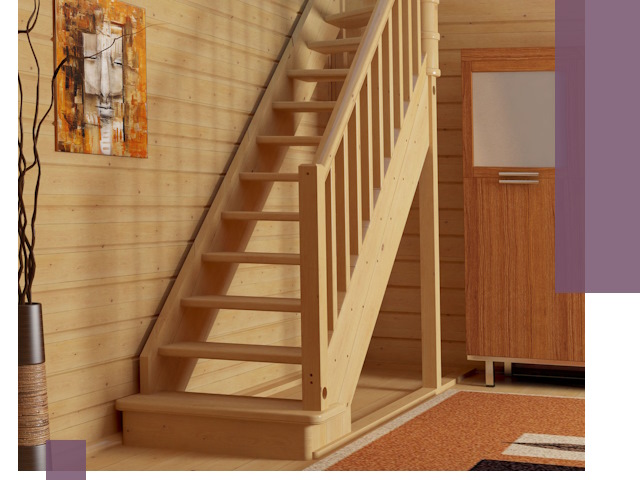 Лестницы эконом класса под ключ в Лесозаводске — недорого и быстро