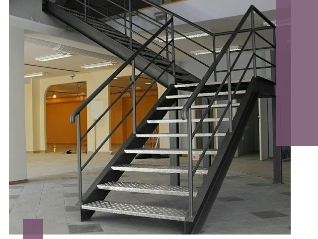 Лестницы для офиса в Лесозаводске: изготовление, монтаж, демонтаж