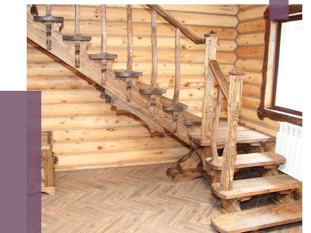 Лестницы в баню в Лесозаводске от 19332 руб. — изготовление | ПРОЛЁТ-Лсз