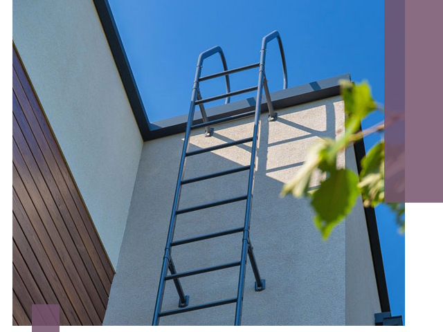 Лестницы на крышу в Лесозаводске — изготовление, монтаж, демонтаж