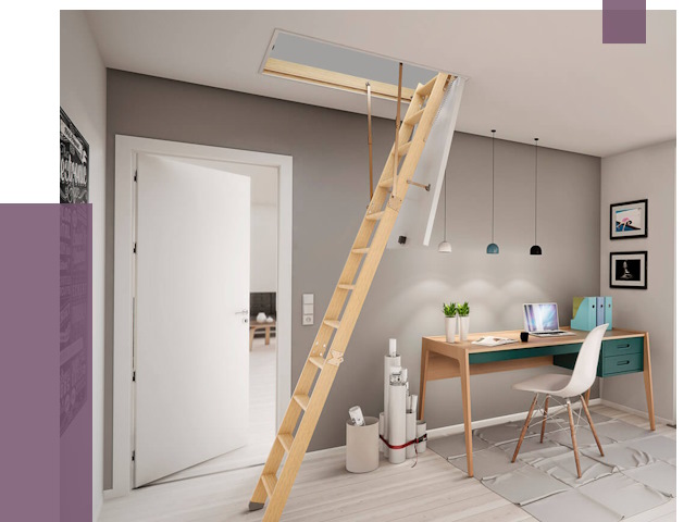 Чердачные лестницы в Лесозаводске — от 14732 руб. | ПРОЛЁТ-Лсз