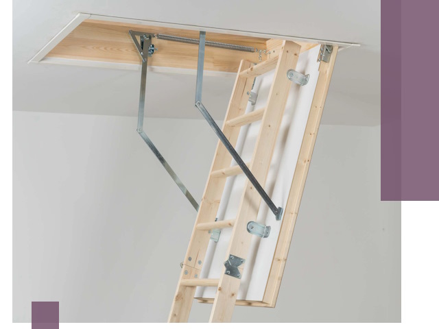 Установка чердачной лестницы под ключ в Лесозаводске