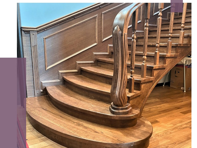 Дубовые лестницы под ключ в Лесозаводске от 178331 руб. — ПРОЛЁТ-Лсз