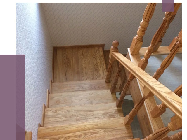 Сосновые лестницы в Лесозаводске под ключ от 8167 руб.  | ПРОЛЁТ-Лсз