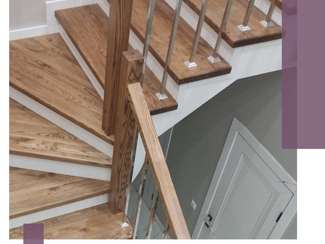 Обшивка металлических лестниц под ключ в Лесозаводске