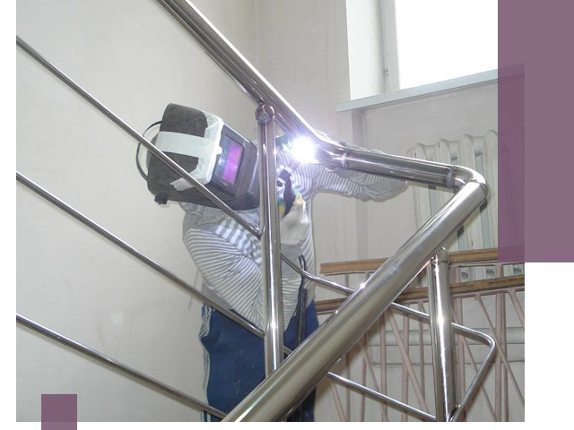 Монтаж перил и ограждений качественно в Лесозаводске