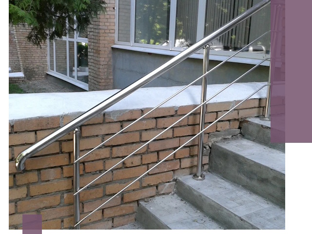 Перила из нержавеющей стали высокого качества в Лесозаводске