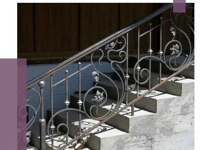 Кованые перила в Лесозаводске от 8787 руб. под ключ — качество от ПРОЛЁТ-Лсз