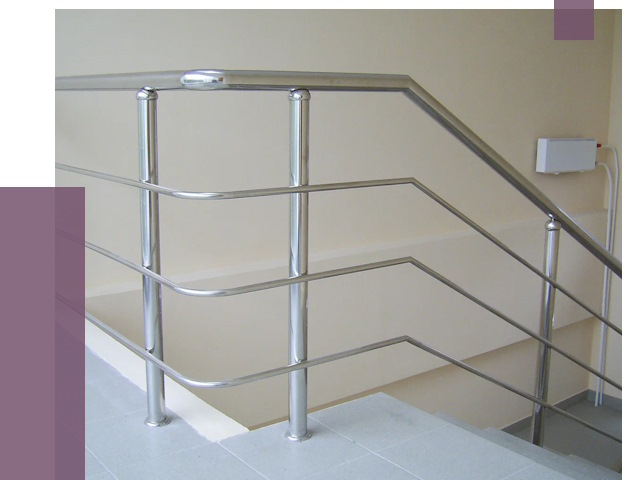 Алюминиевые перила в Лесозаводске от 6410 руб. под ключ | ПРОЛЁТ-Лсз