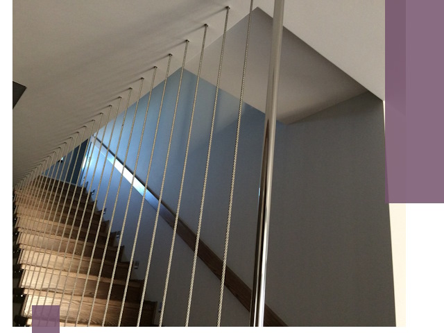 Тросовые перила под ключ в Лесозаводске — производство и монтаж