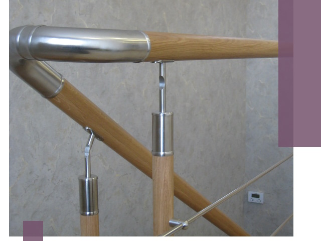 Комбинированные перила на заказ в Лесозаводске — монтаж и производство