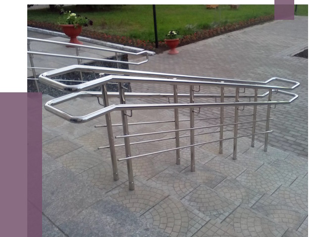 Перила для инвалидов в Лесозаводске от 7671 руб. под ключ | ПРОЛЁТ-Лсз