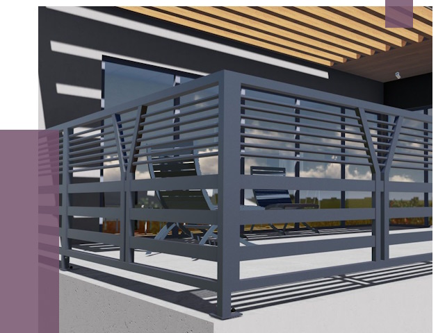 Изготовление балконных ограждений в Лесозаводске от 10855 руб. | ПРОЛЁТ-Лсз