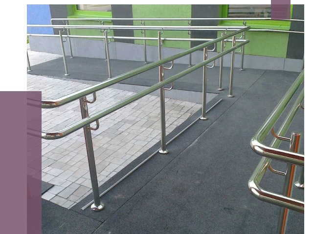 Ограждения пандусов в Лесозаводске от 4394 руб. монтаж | ПРОЛЁТ-Лсз