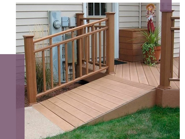 Пандус на крыльцо в Лесозаводске под ключ от 7857 руб. 