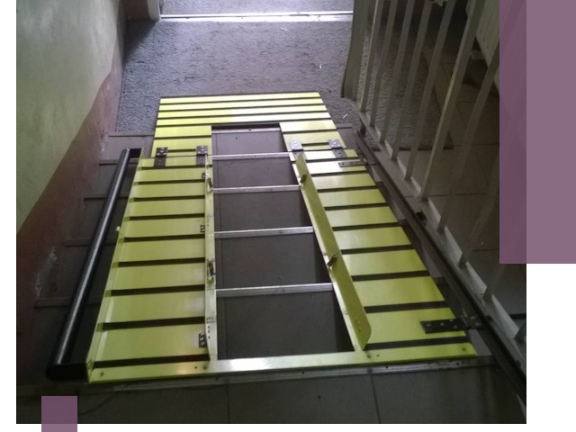 Профессиональный монтаж пандуса в подъезд в Лесозаводске