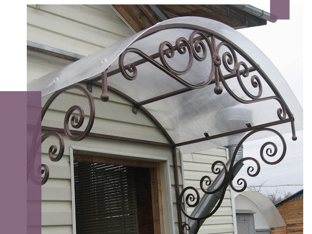 Изготовление козырьков в Лесозаводске от 7443 руб. — заказать | ПРОЛЁТ-Лсз