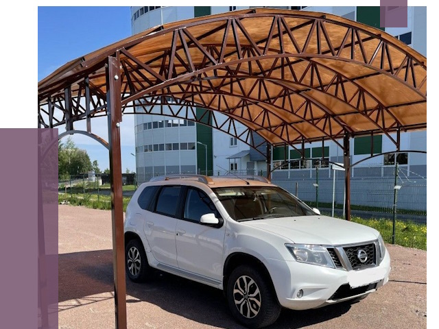 Недорогие навесы в Лесозаводске от 43420 руб.  | ПРОЛЁТ-Лсз