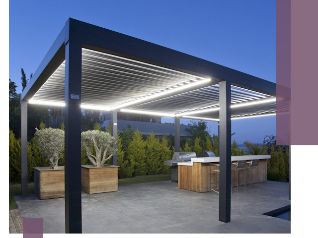 Навесы отдельно стоящие под ключ в Лесозаводске из металла и поликарбоната