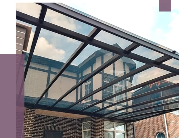 Навесы из поликарбоната в Лесозаводске от 8705 руб. под ключ — ПРОЛЁТ-Лсз