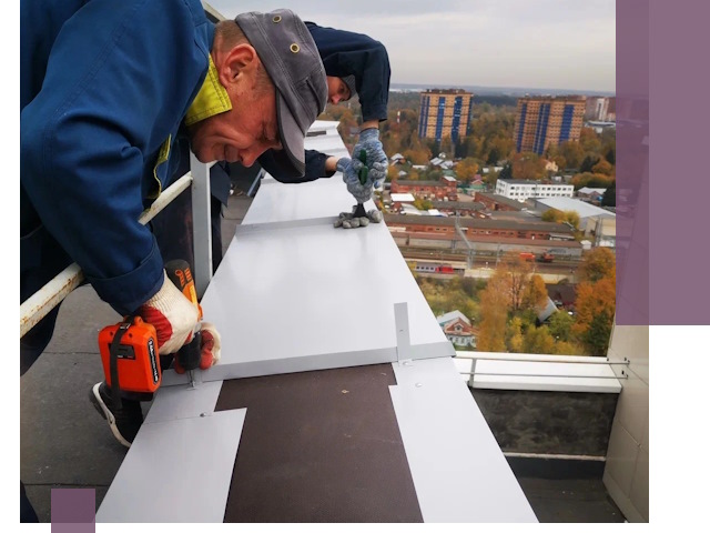 Монтаж парапетов в Лесозаводске — установка прочных металлических ограждений