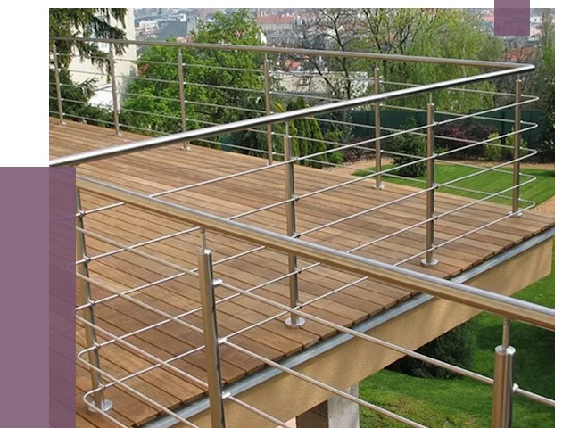 Алюминиевые парапеты в Лесозаводске под ключ от 7857 руб. 