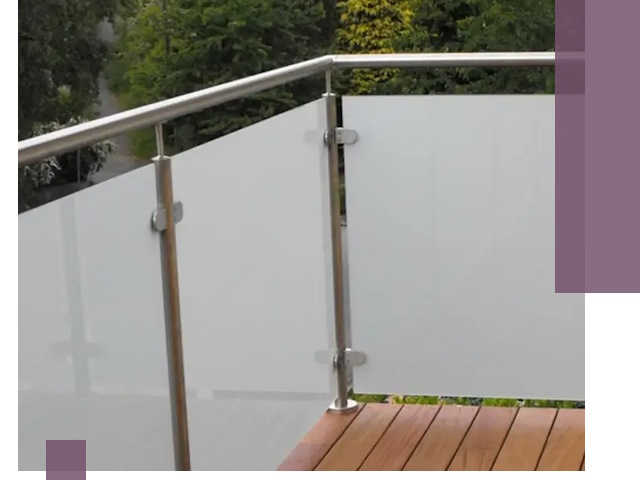 Алюминиевые парапеты для балконов и террас в Лесозаводске