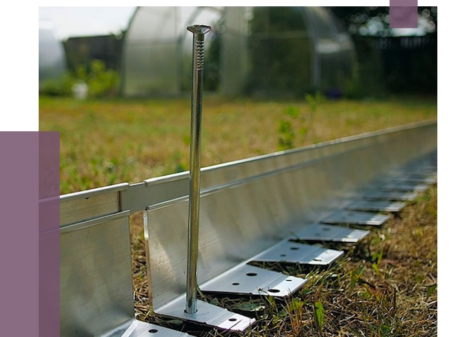 Металлические бордюры для газона в Лесозаводске от 4342 руб. | ПРОЛЁТ-Лсз