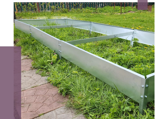 Металлические бордюры для грядок в Лесозаводске от 1809 руб. 