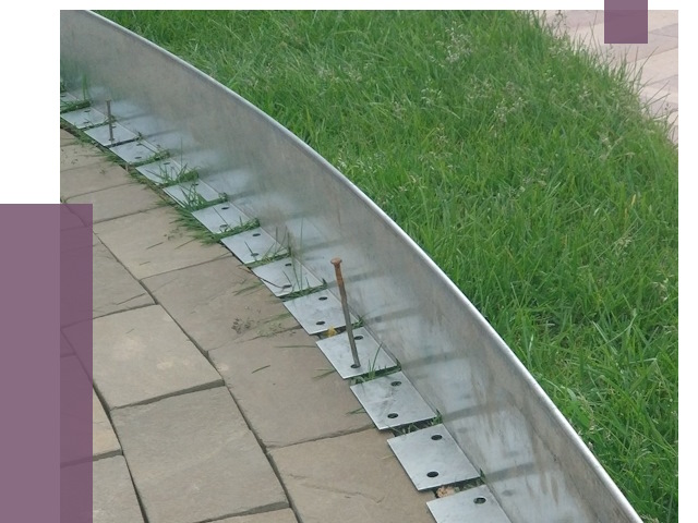 Металлические бордюры для тротуаров в Лесозаводске от 8787 руб.