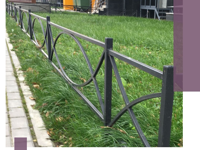 Газонные ограждения из металла в Лесозаводске — монтаж и продажа