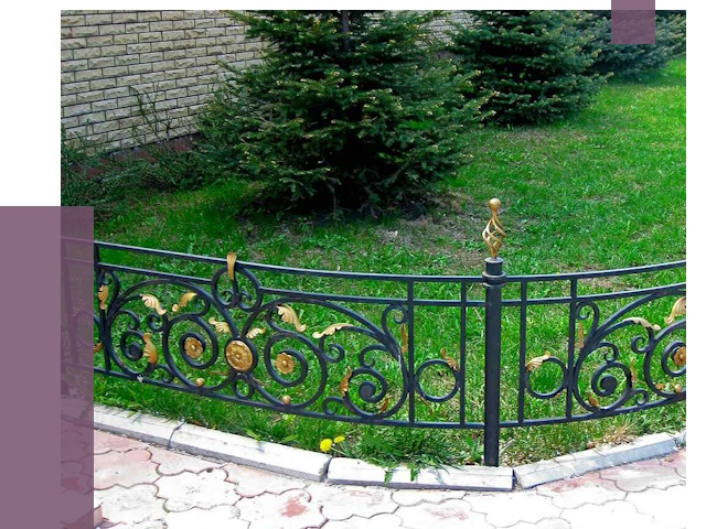 Кованые газонные ограждения в Лесозаводске от 7702 руб. — ПРОЛЁТ-Лсз