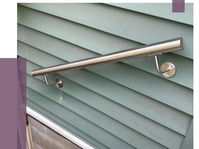 Поручни из нержавеющей стали в Лесозаводске от 7754 руб.  | ПРОЛЁТ-Лсз